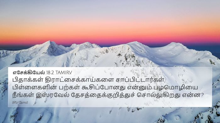 எசேக்கியேல் 18:2 TAMIRV Bible Verse Image