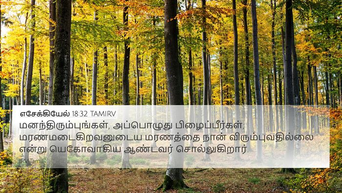 எசேக்கியேல் 18:32 TAMIRV Bible Verse Image