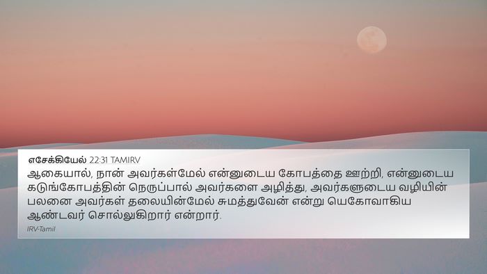 எசேக்கியேல் 22:31 TAMIRV Bible Verse Image