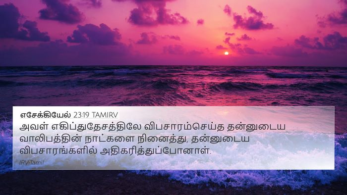 எசேக்கியேல் 23:19 TAMIRV Bible Verse Image