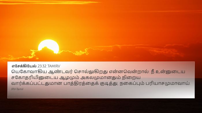 எசேக்கியேல் 23:32 TAMIRV Bible Verse Image
