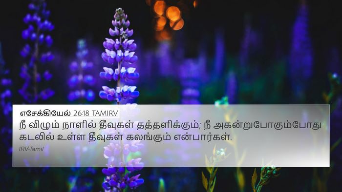 எசேக்கியேல் 26:18 TAMIRV Bible Verse Image