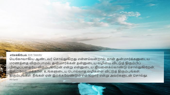 எசேக்கியேல் 33:11 TAMIRV Bible Verse Image