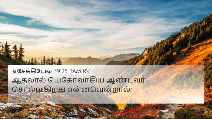 எசேக்கியேல் 39:25 TAMIRV Bible Verse Image