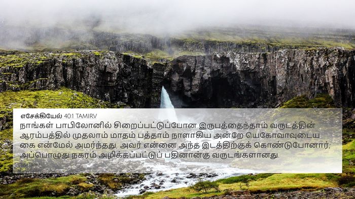 எசேக்கியேல் 40:1 TAMIRV Bible Verse Image