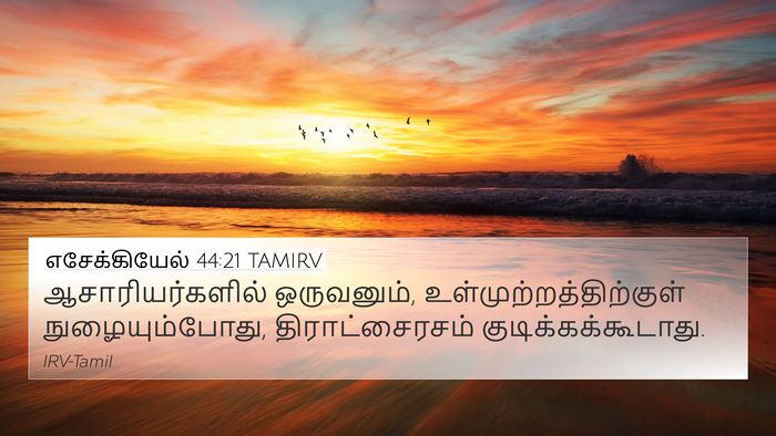 எசேக்கியேல் 44:21 TAMIRV Bible Verse Image