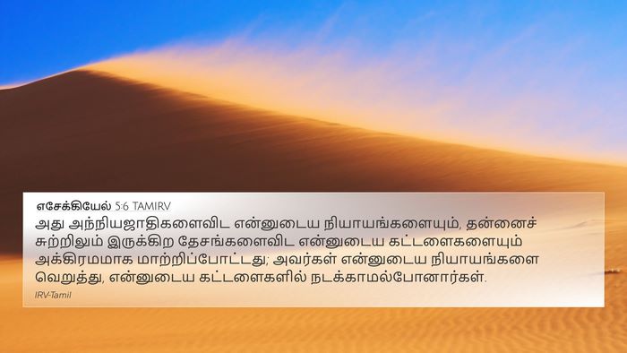 எசேக்கியேல் 5:6 TAMIRV Bible Verse Image
