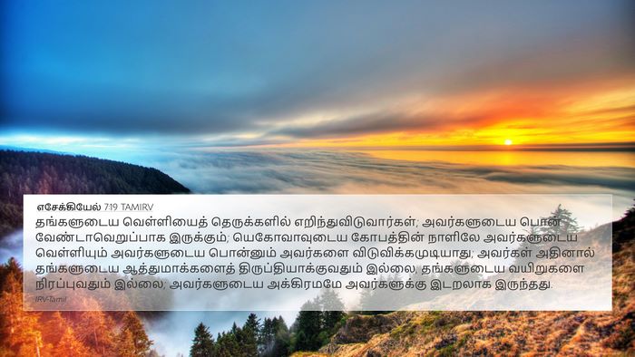 எசேக்கியேல் 7:19 TAMIRV Bible Verse Image