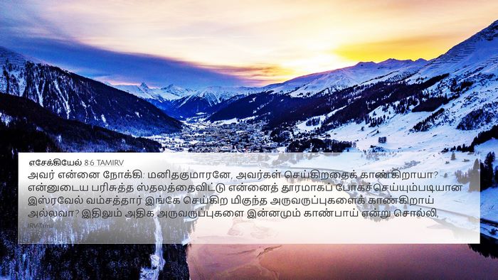 எசேக்கியேல் 8:6 TAMIRV Bible Verse Image