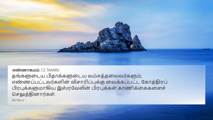 எண்ணாகமம் 7:2 TAMIRV Bible Verse Image