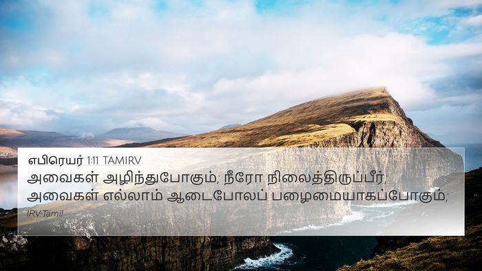 எபிரெயர் 1:11 TAMIRV Bible Verse Image