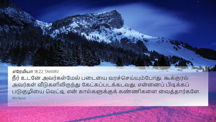 எரேமியா 18:22 TAMIRV Bible Verse Image