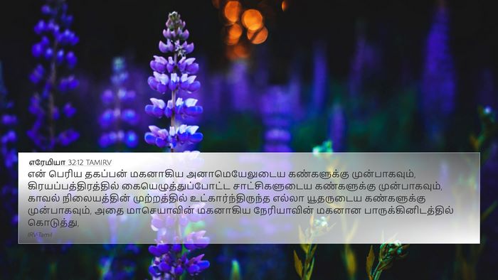 எரேமியா 32:12 TAMIRV Bible Verse Image