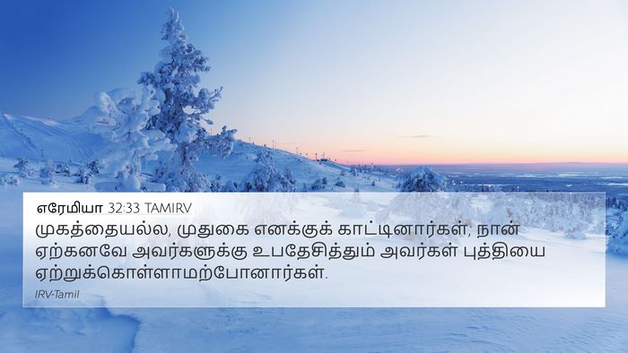 எரேமியா 32:33 TAMIRV Bible Verse Image