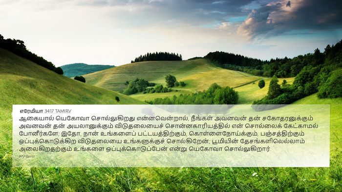 எரேமியா 34:17 TAMIRV Bible Verse Image
