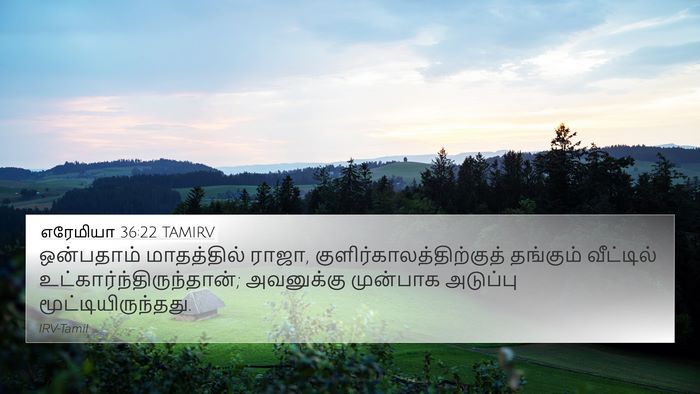 எரேமியா 36:22 TAMIRV Bible Verse Image