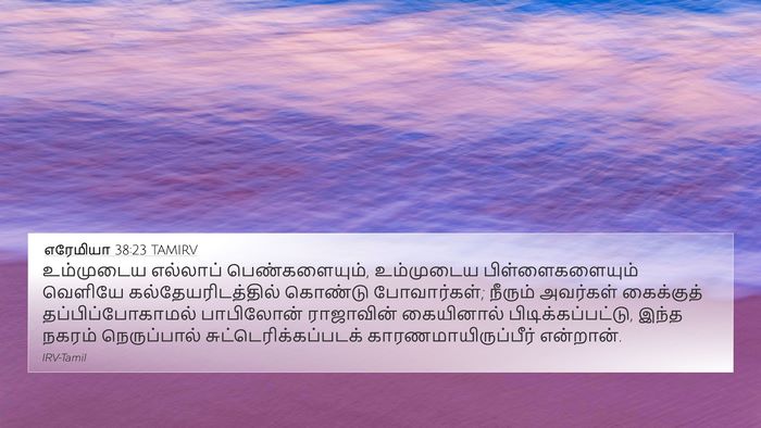 எரேமியா 38:23 TAMIRV Bible Verse Image