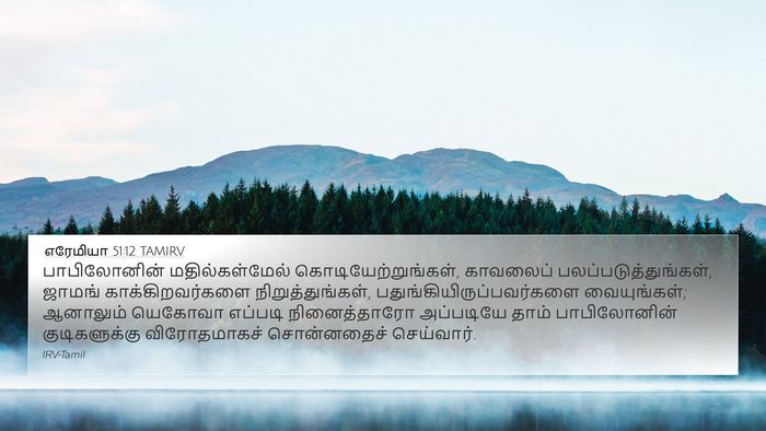 எரேமியா 51:12 TAMIRV Bible Verse Image