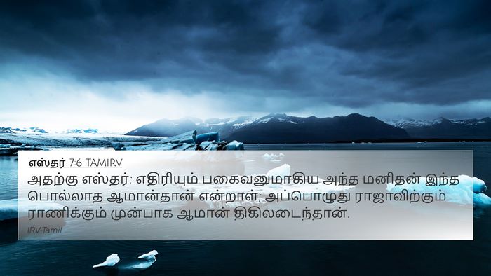 எஸ்தர் 7:6 TAMIRV Bible Verse Image