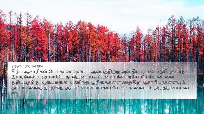 எஸ்றா 3:10 TAMIRV Bible Verse Image
