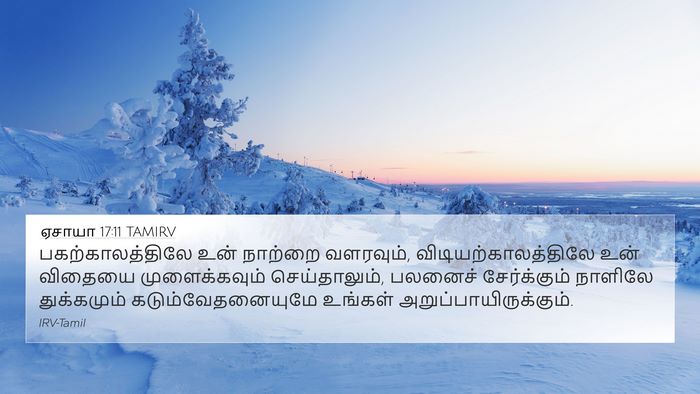 ஏசாயா 17:11 TAMIRV Bible Verse Image