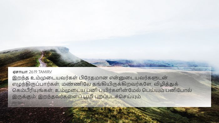 ஏசாயா 26:19 TAMIRV Bible Verse Image