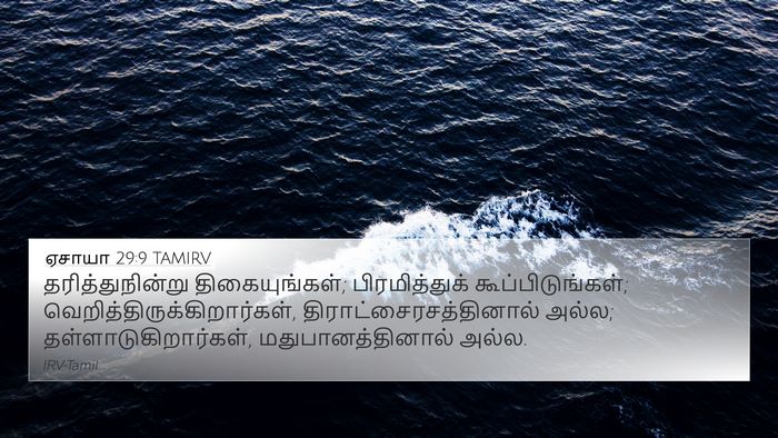 ஏசாயா 29:9 TAMIRV Bible Verse Image
