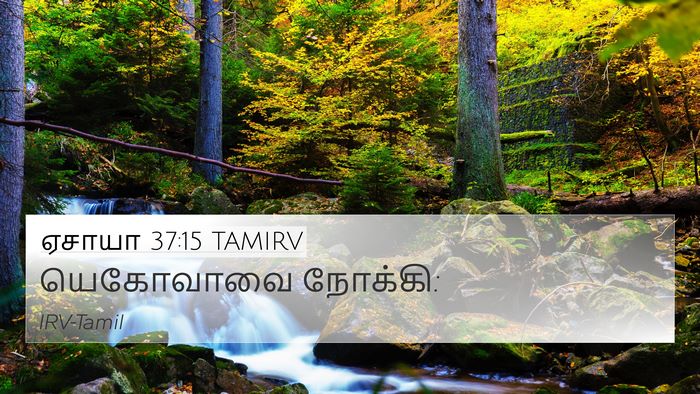 ஏசாயா 37:15 TAMIRV Bible Verse Image