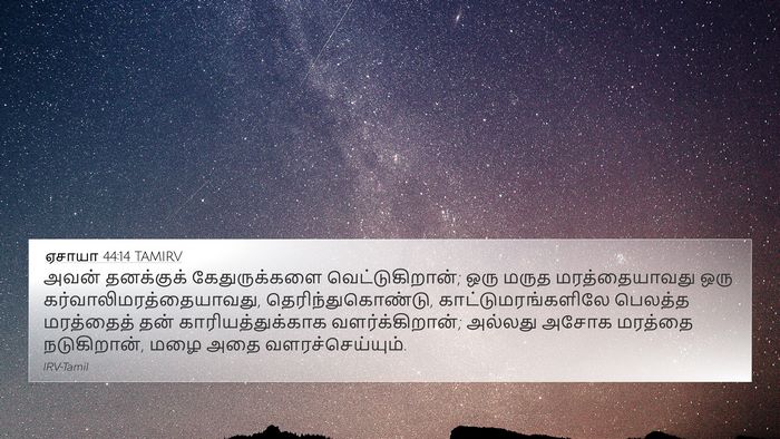 ஏசாயா 44:14 TAMIRV Bible Verse Image