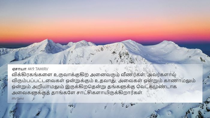 ஏசாயா 44:9 TAMIRV Bible Verse Image