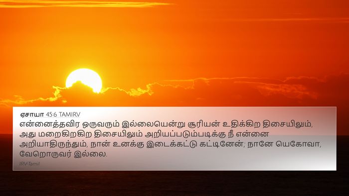 ஏசாயா 45:6 TAMIRV Bible Verse Image