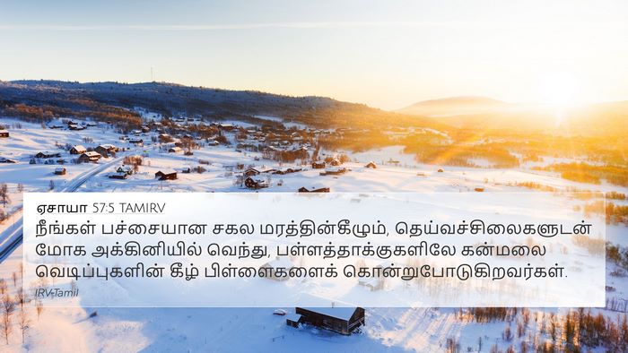 ஏசாயா 57:5 TAMIRV Bible Verse Image