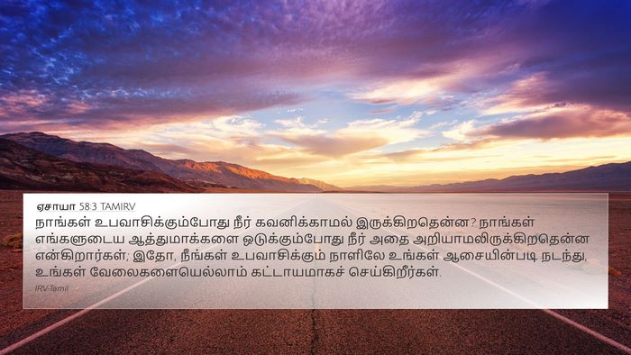 ஏசாயா 58:3 TAMIRV Bible Verse Image