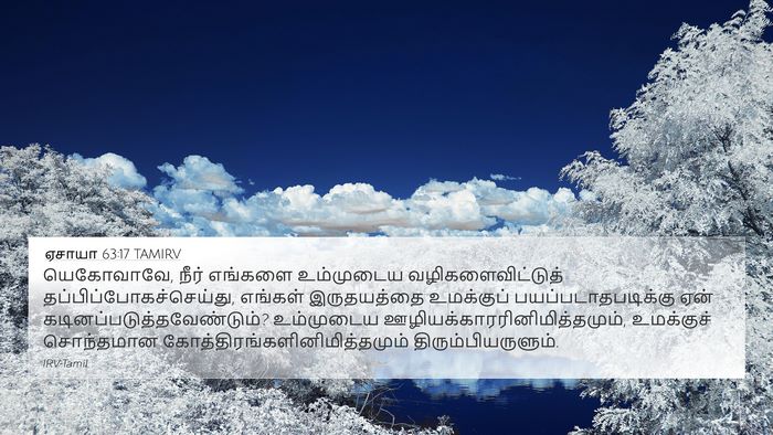 ஏசாயா 63:17 TAMIRV Bible Verse Image