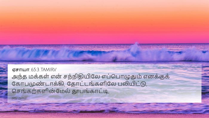 ஏசாயா 65:3 TAMIRV Bible Verse Image