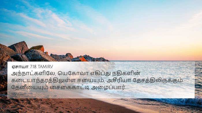 ஏசாயா 7:18 TAMIRV Bible Verse Image