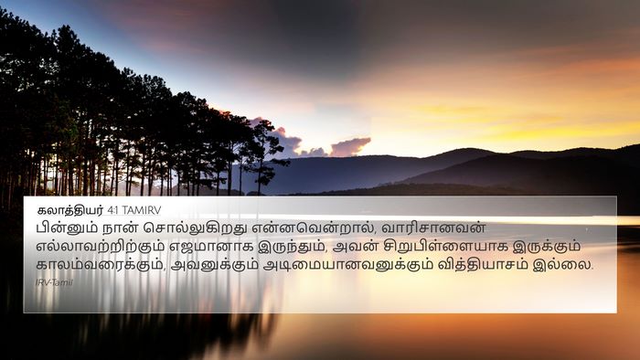 கலாத்தியர் 4:1 TAMIRV Bible Verse Image
