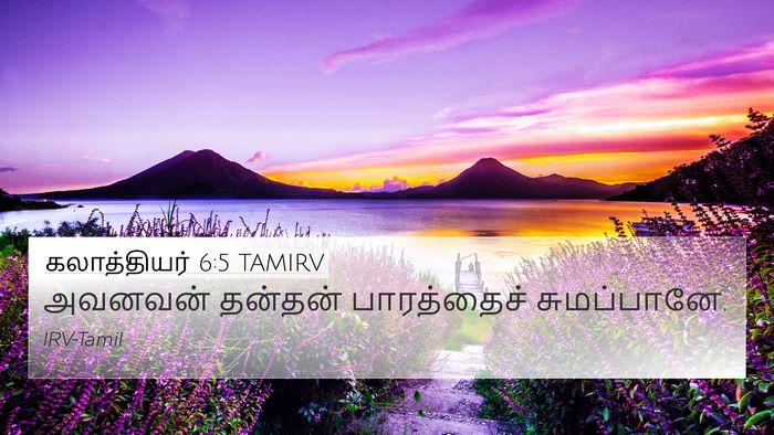 கலாத்தியர் 6:5 TAMIRV Bible Verse Image