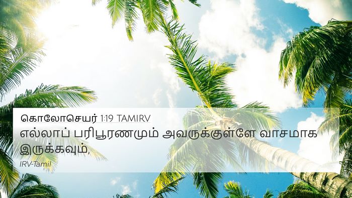 கொலோசெயர் 1:19 TAMIRV Bible Verse Image