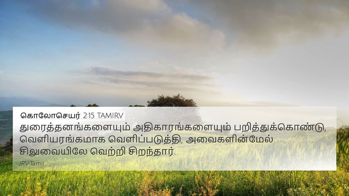 கொலோசெயர் 2:15 TAMIRV Bible Verse Image
