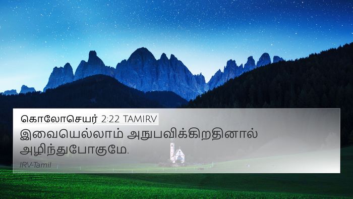 கொலோசெயர் 2:22 TAMIRV Bible Verse Image