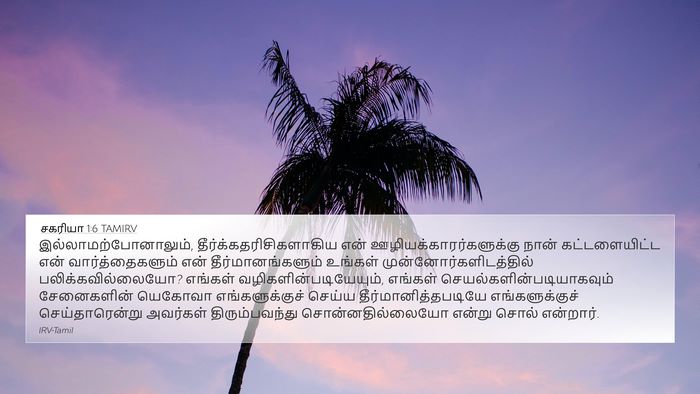 சகரியா 1:6 TAMIRV Bible Verse Image