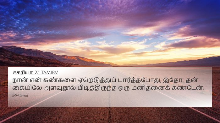 சகரியா 2:1 TAMIRV Bible Verse Image