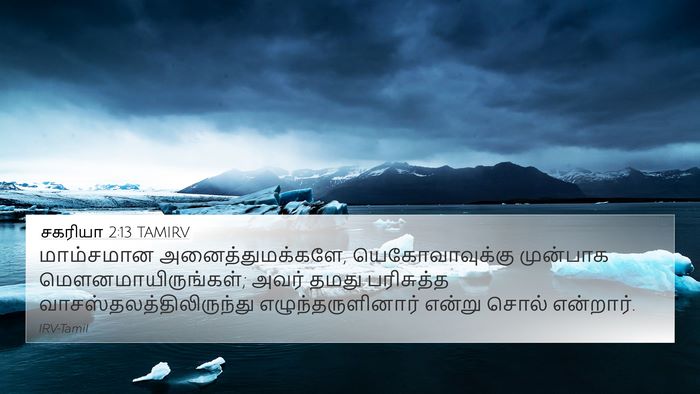 சகரியா 2:13 TAMIRV Bible Verse Image