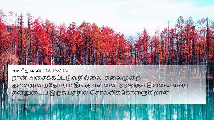 சங்கீதங்கள் 10:6 TAMIRV 4K Wallpaper - நான் - 4K Wallpaper Bible Verse