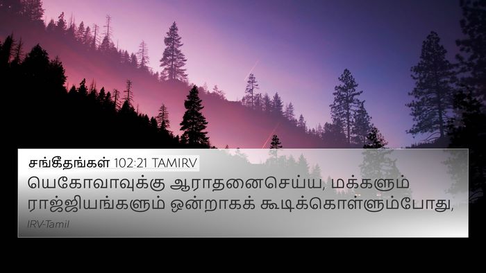 சங்கீதங்கள் 102:21 TAMIRV Bible Verse Image