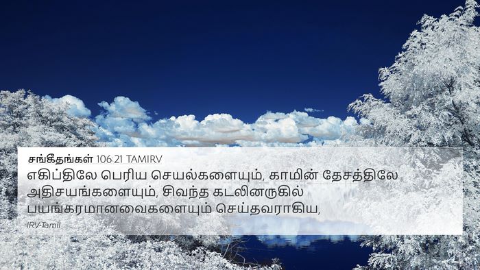 சங்கீதங்கள் 106:21 TAMIRV Bible Verse Image