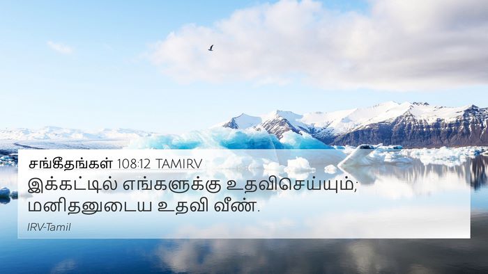 சங்கீதங்கள் 108:12 TAMIRV Bible Verse Image