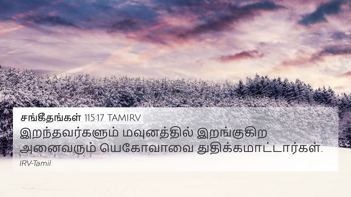 சங்கீதங்கள் 115:17 TAMIRV Bible Verse Image