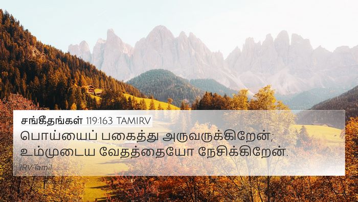 சங்கீதங்கள் 119:163 TAMIRV Bible Verse Image